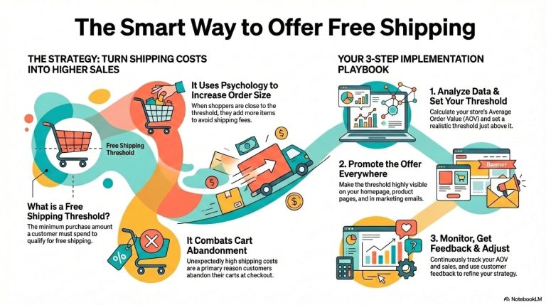 Free Shipping Thresholds Based on AOV Strategy