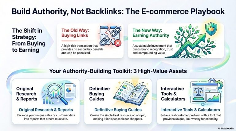 E-Commerce Authority Building Links Without Purchase