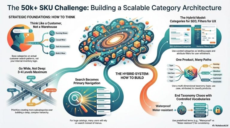 How to Build a Category Architecture for 50k+ SKUs
