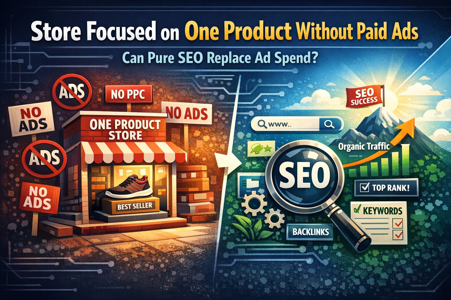 Store Focused on One Product Without Paid Ads — Can Pure SEO Replace Ad Spend